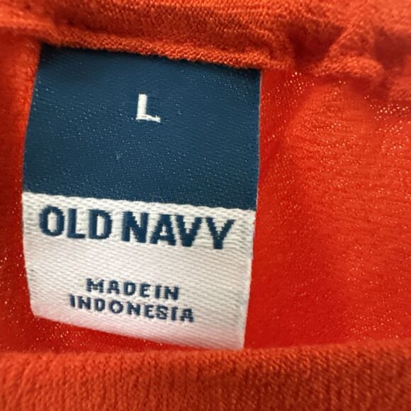 NWT Bright Orange Midi Slip Skirt Old Navy Women's Large - Picture 6 of 11